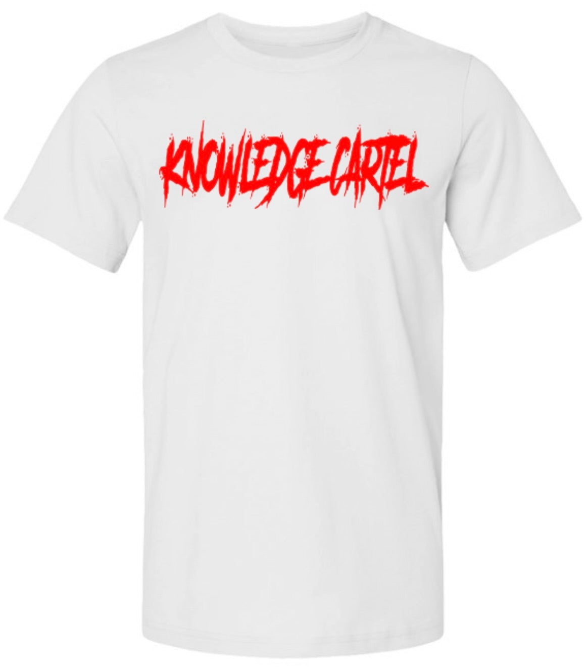White/Red Logo t-shirt
