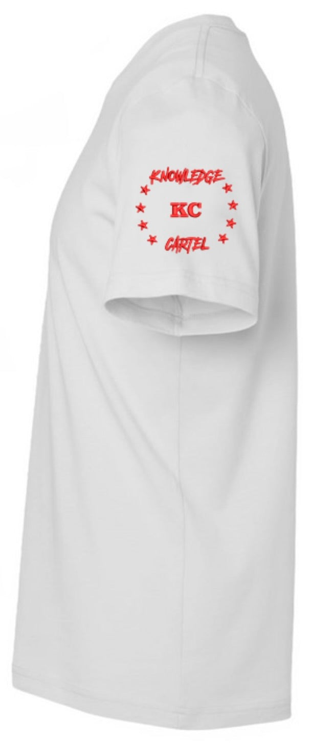 White/Red Logo t-shirt