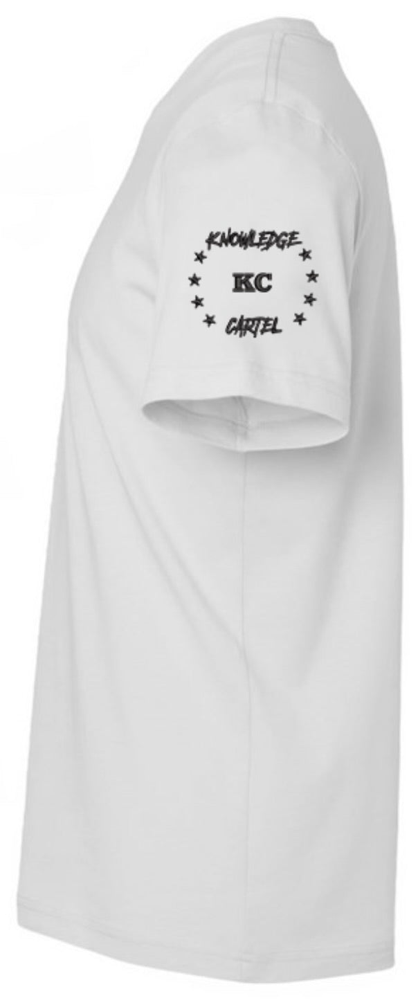 White/Black Logo t-shirt