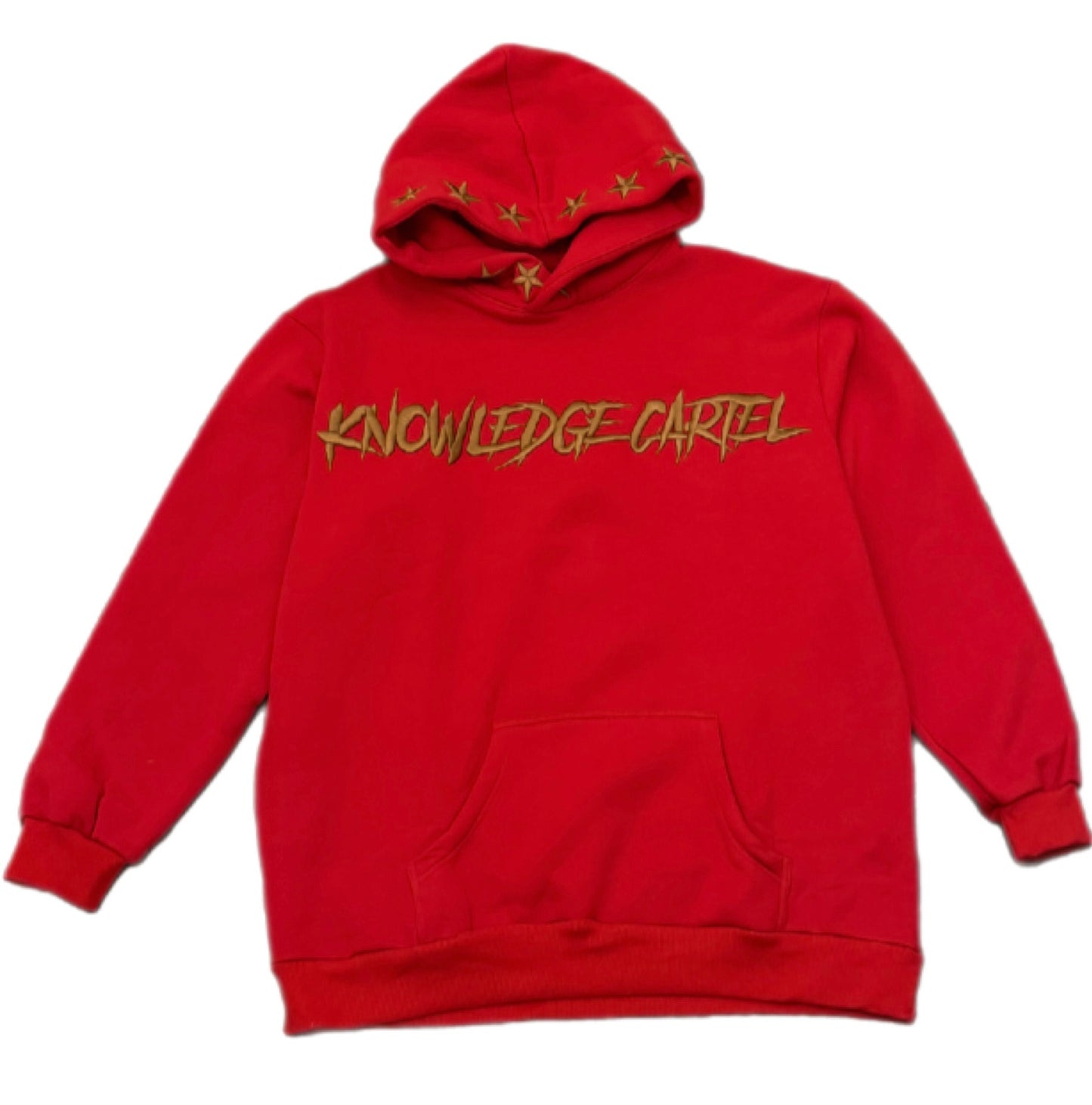 Red and Brown Stars Hoodie