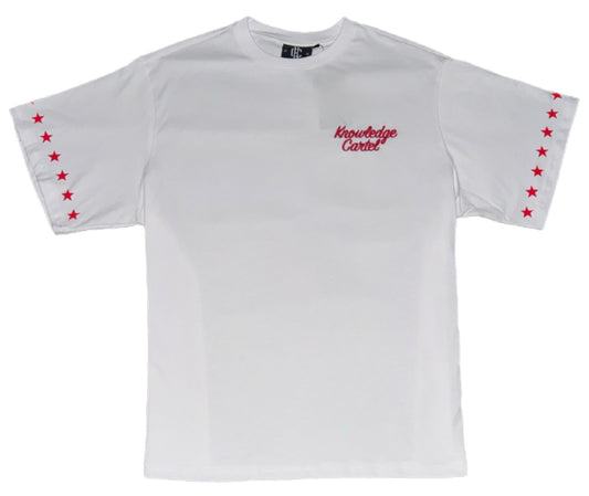 White and red stars t-shirt