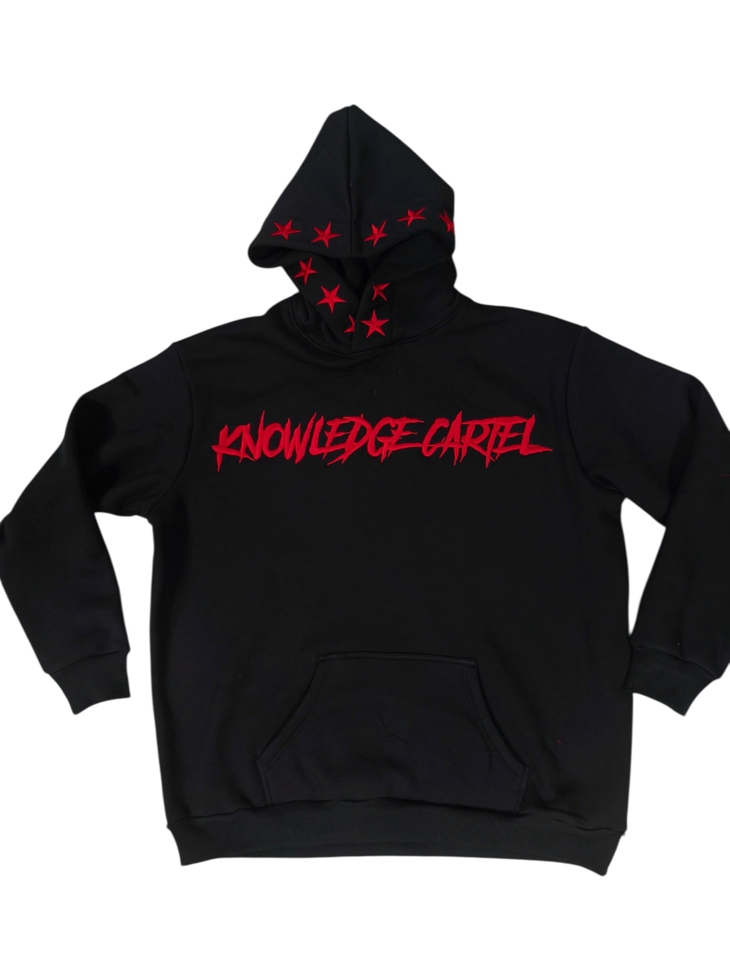 Black and Red Stars Hoodie